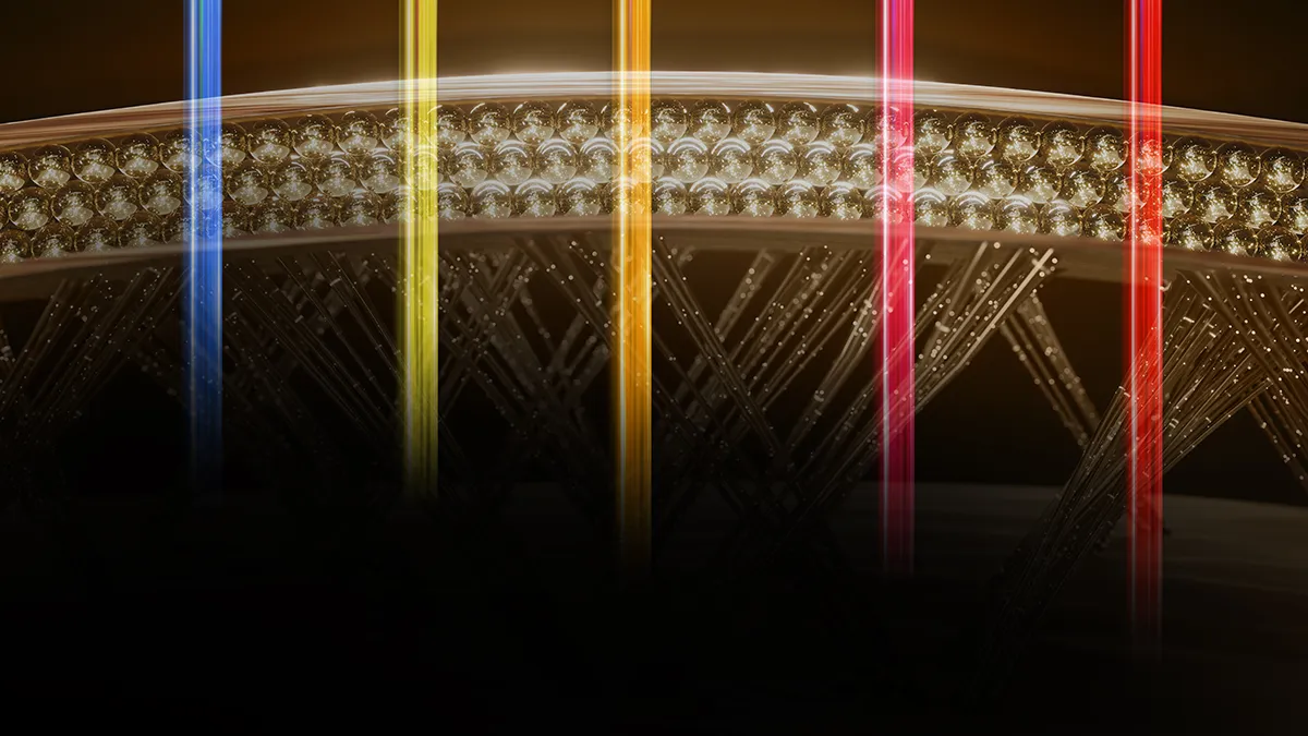 vector of FAQ phototherapy panel colors and how deep they penetrate skin